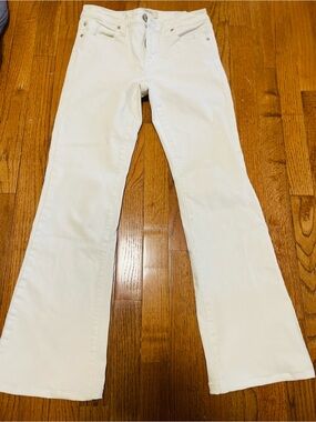 Liverpool Jeans Company Off-White Flare Jeans